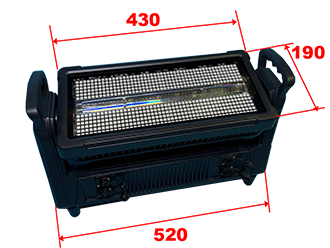 Moving Pixel Strobe ip3000 - пиксельный лэд строб с вращением ip 65